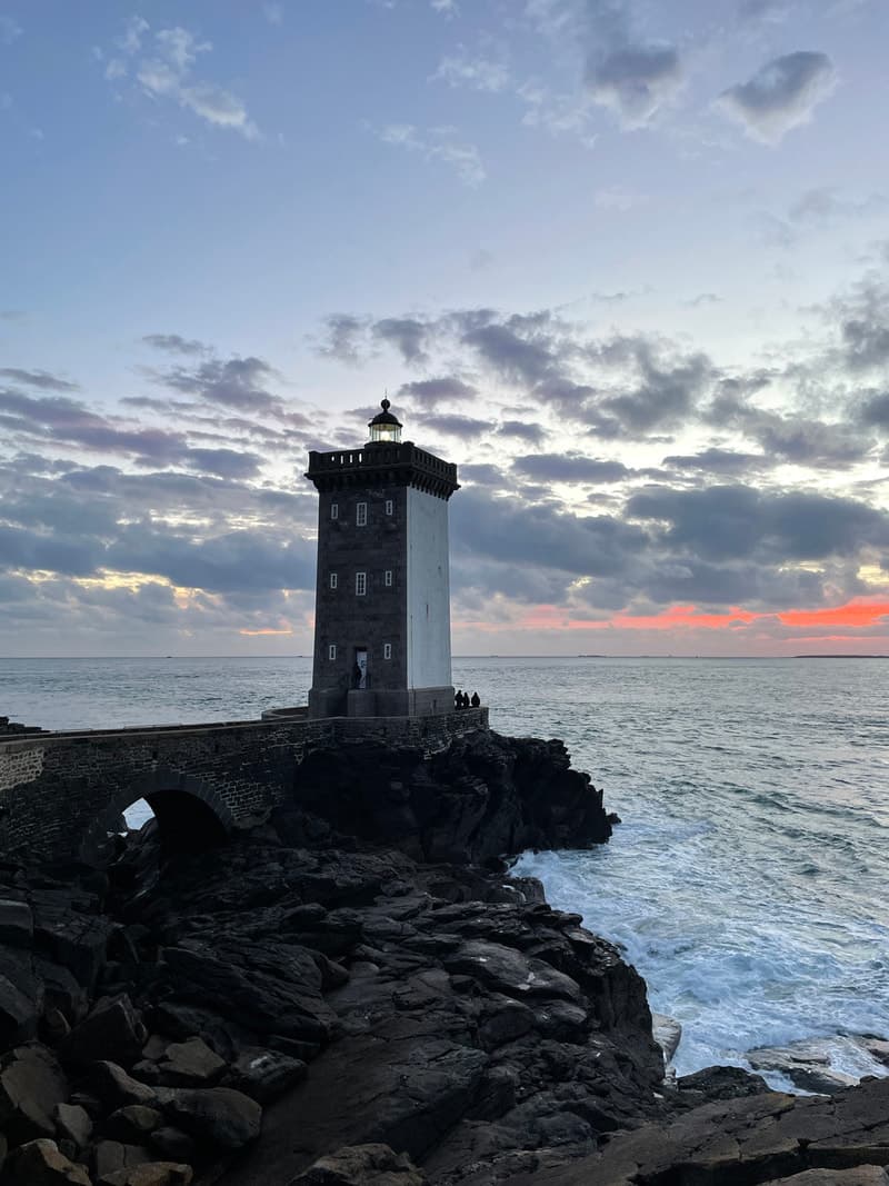A lighthouse in Brittany